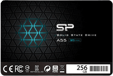 Silicon Power 256GB SSD 3D NAND A55 SLC Cache Performance Boost SATA III 2.5